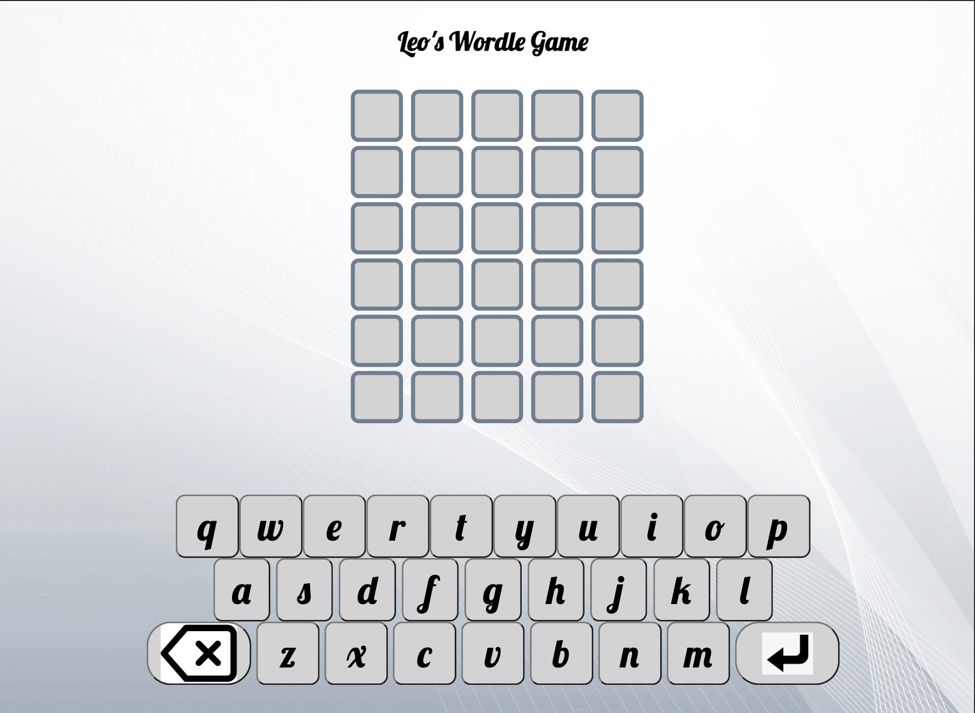 Image of Wordle Game